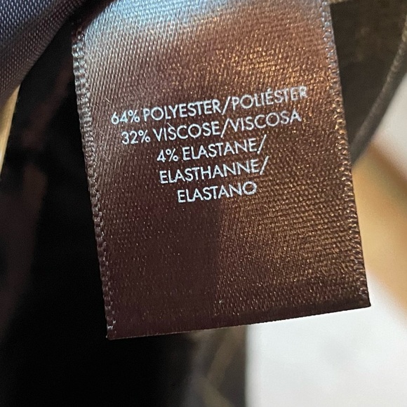 Ann Taylor Devin Fit Navy Grey Yellow White Plaid Pockets Trousers Pants Office - Picture 8 of 13